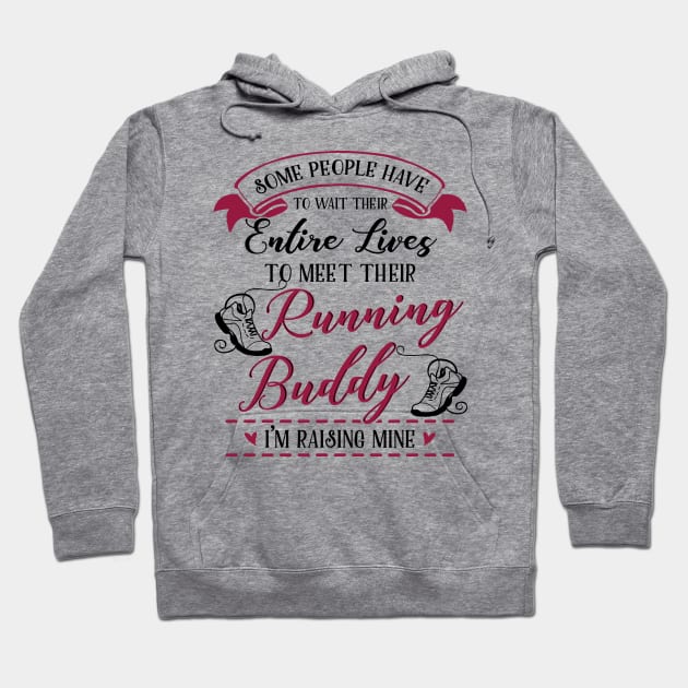 Running Mom and Baby Matching T-shirts Gift Hoodie by KsuAnn